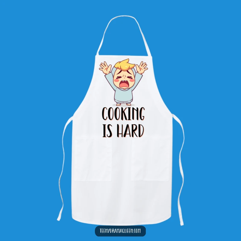 Funny Exasperated Character Apron - Kitchen Frustration and Perfect Funny Gift