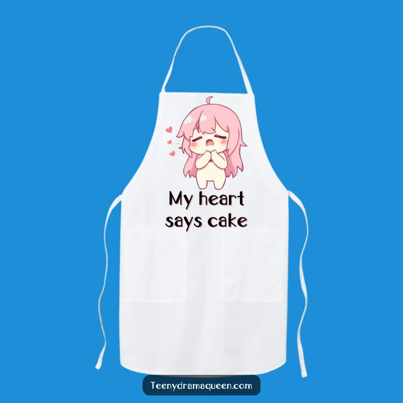 Funny Heartbreak Character Apron: Kitchen Fake Tears Wear, Perfect Funny Gift