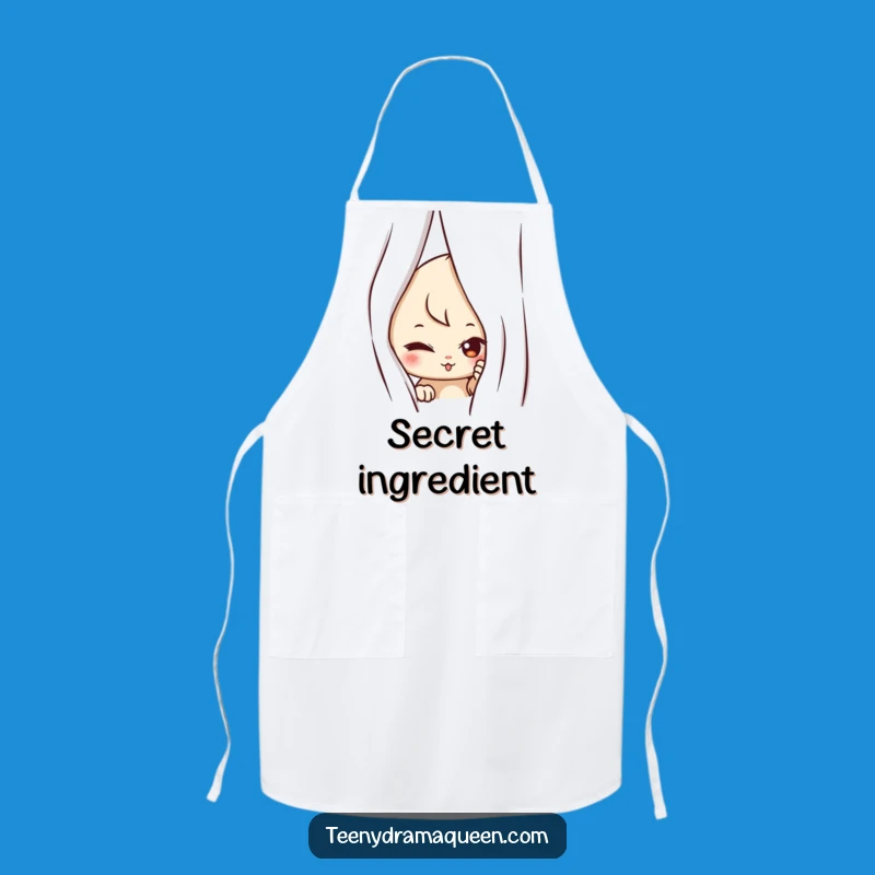 Funny Mischievous Apron: Cook With a Peek-a-Boo Pose