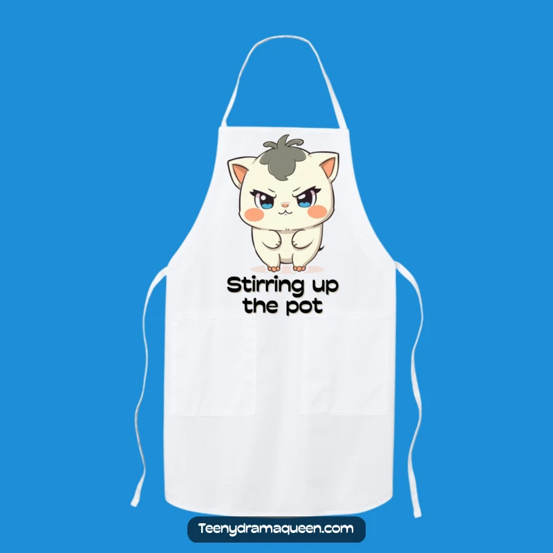 Funny Mischief Maker Apron: Playful Chef Character, Hilarious Funny Gift for Cooks