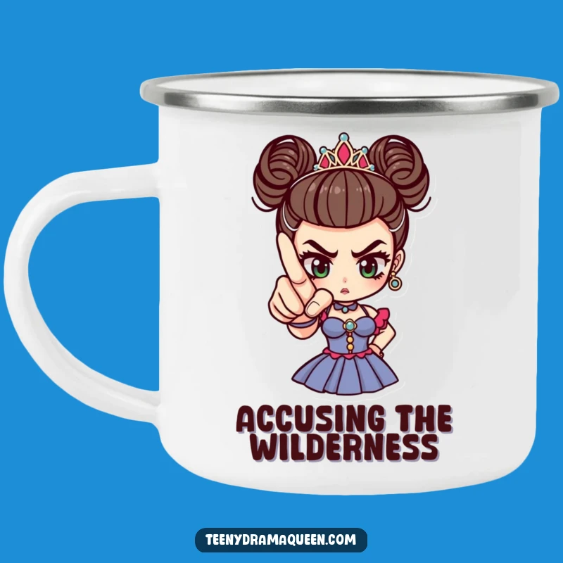 Funny Drama Queen Finger Camping Mug, Your Sassy Outdoor Companion