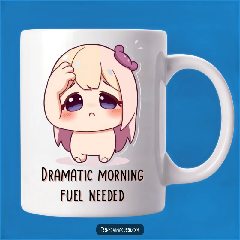 Funny Fainting Character Mug - A Hilarious Gift for Dramatic Friends