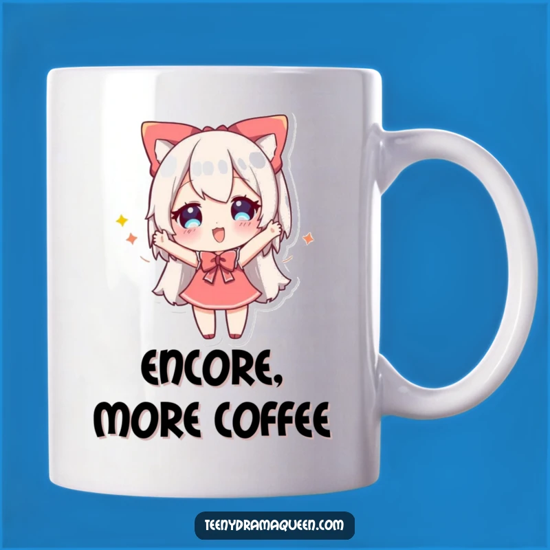 Funny Cheery Mug: Dramatic Bow Pose for a Celebratory & Humorous Gift