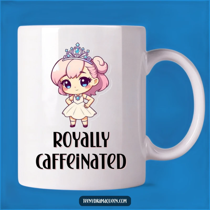 Funny Tiny Diva Tiara Mug - Hilarious Character Gift for Glamorous Personalities