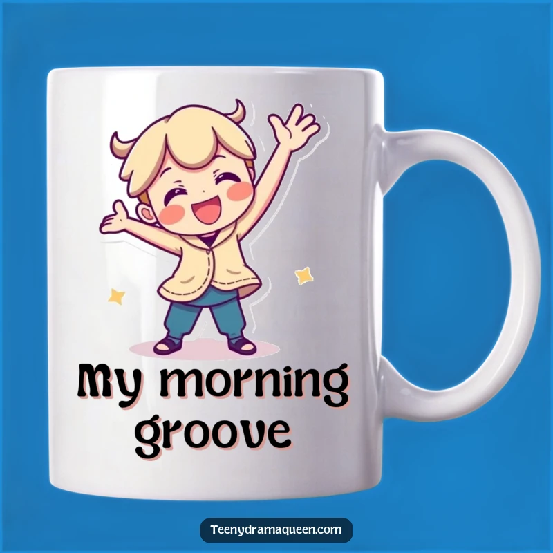 Funny Playful Character Mug: Hilarious Silly Dance Pose for a Giggle-Worthy Gift