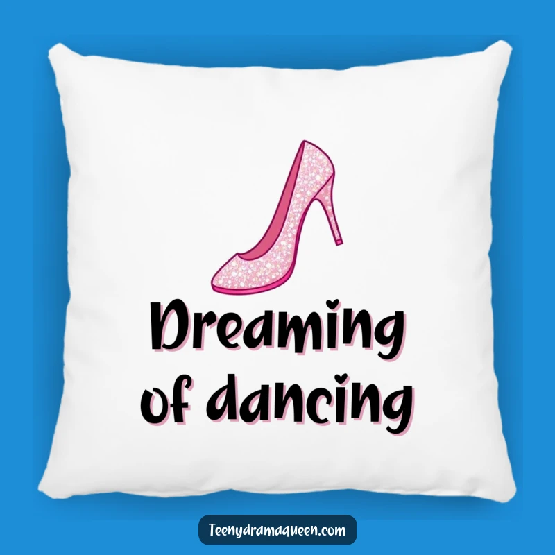 Funny Stiletto Jeté Pillow: Soft & Cozy Dance Design, Humorous Comfort Gift
