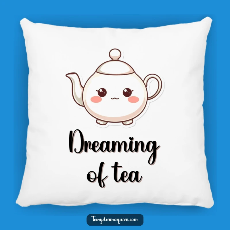 Funny Expressive Teapot Pillow: Cozy Comfort with Animated Charm