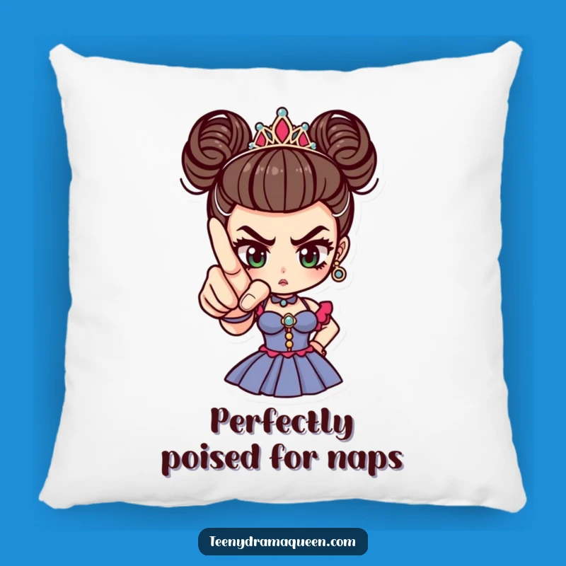Funny Drama Queen Finger Pillow, Cuddle Up with Sassy Comfort