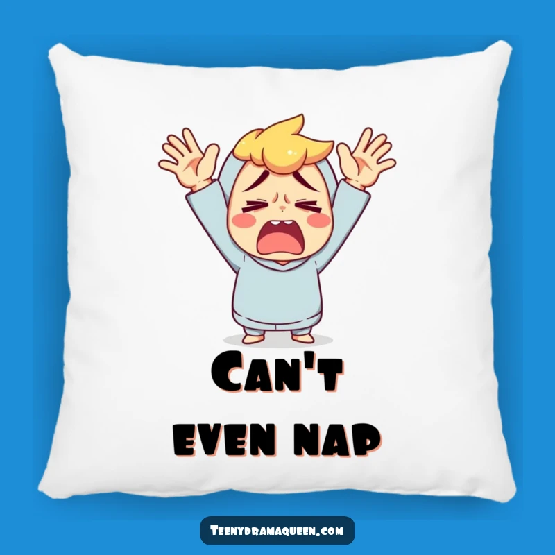 Funny Exasperated Character Pillow - Cozy Comfort and Playful Funny Gift