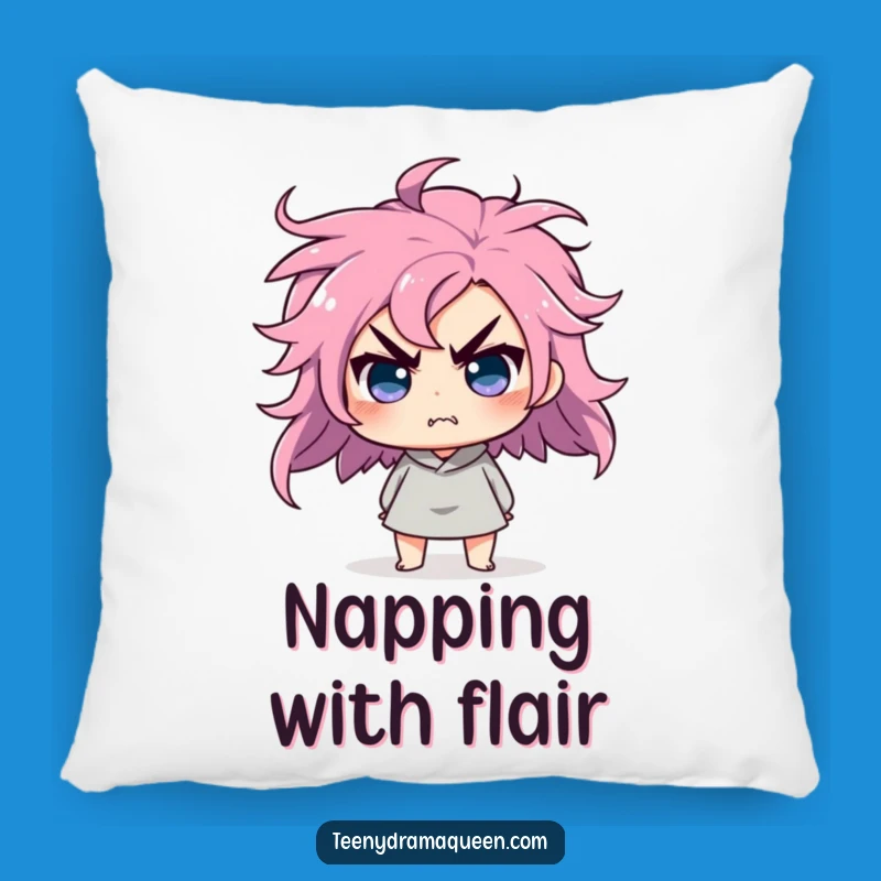 Funny Hair Flip Pillow - Cozy Sass and Whimsical Funny Gift
