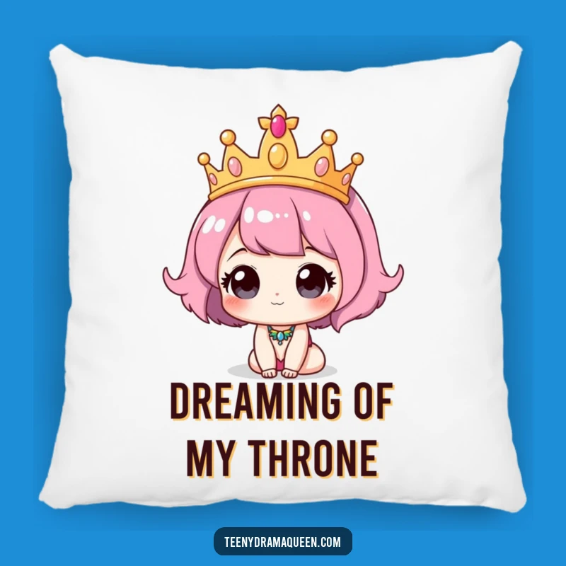 Funny Tiara Pillow: Comfy Cushion Fit for Royalty