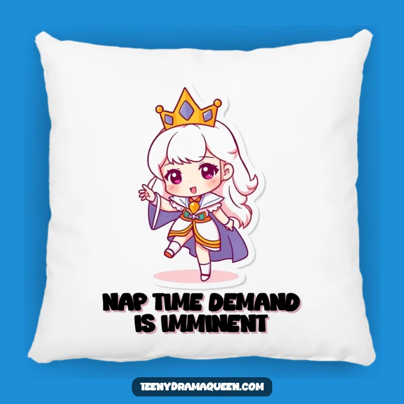 Funny Queen Stomping Foot Pillow - Cozy & Hilarious Royal Accent!