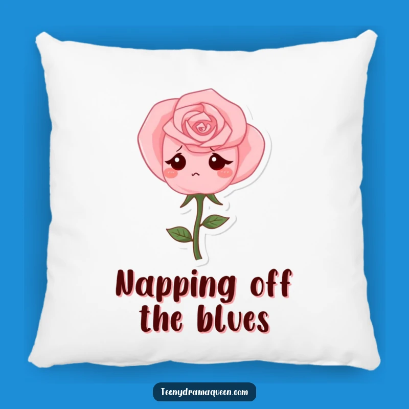 Funny Pillow - Sad Rose Cuddles, Ultimate Comedic Comfort Gift