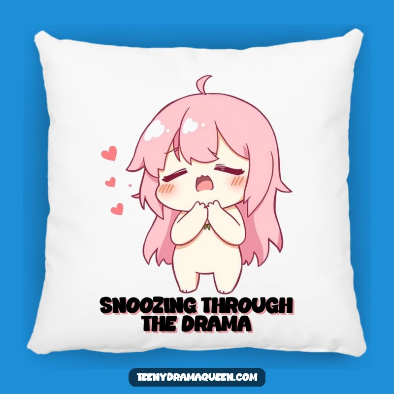 Funny Heartbreak Character Pillow: Cozy Fake Tears Cushion, Perfect Funny Gift