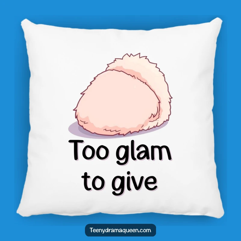 Funny Dramatic Slipper Pillow - Comfy, Fluffy, Exaggerated Shadow, Perfect Gift