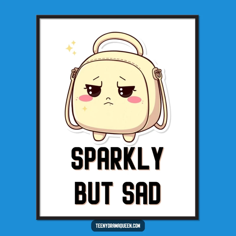 Funny Discontent Handbag Digital Art - Sassy Decor