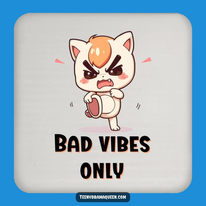 Funny Stomping Kawaii Character Coaster - Protect Surfaces with Sass