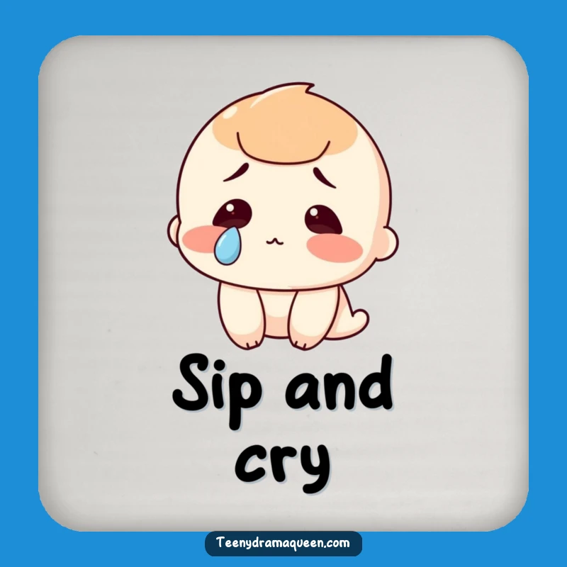 Funny Tear Coaster: Protect Surfaces with Hilarious Dramatics