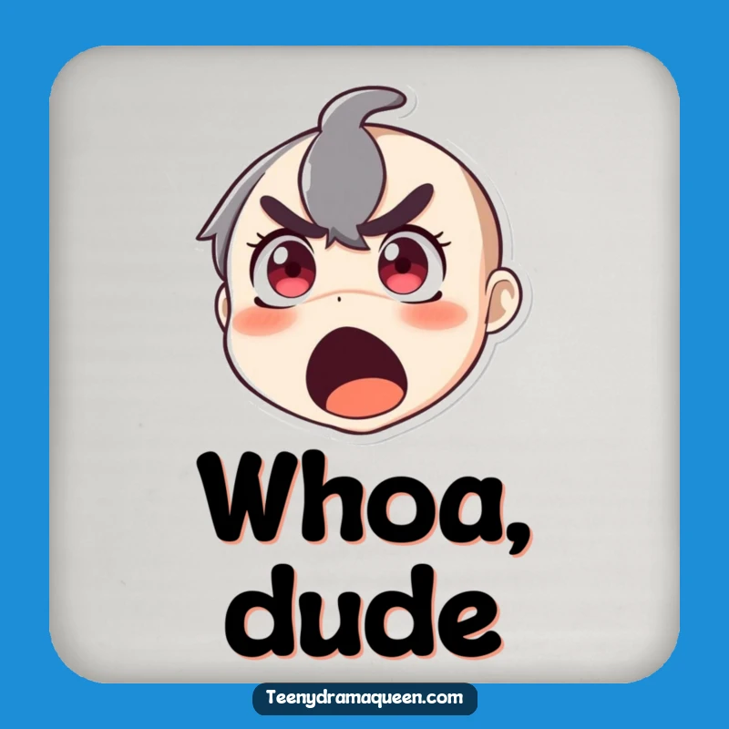 Funny Surprise Coaster: Gasper Character - Chic Funny Gift for Tabletops