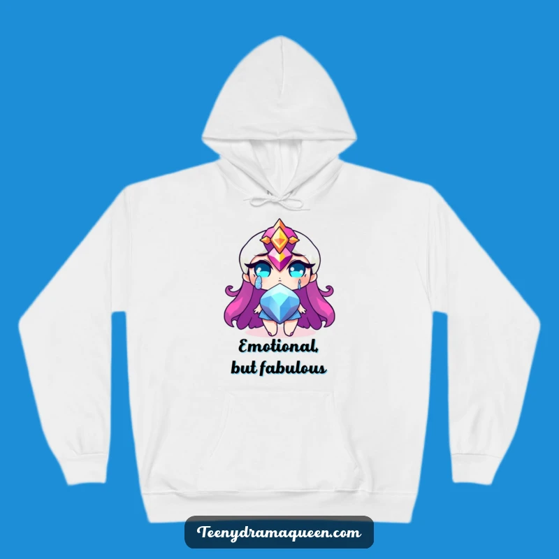 Funny Jewel Tear Hoodie - Cozy Hilarious Dramatic Comfort!