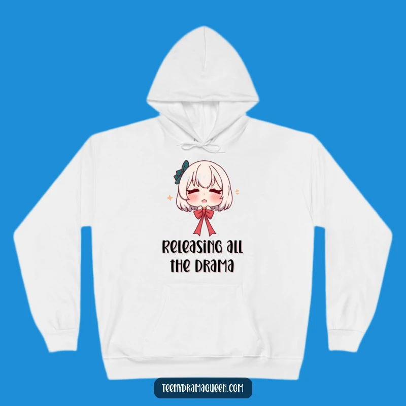 Funny Dramatic Sigh Hoodie: Cozy Pouty Character, Ultimate Comfort Funny Gift
