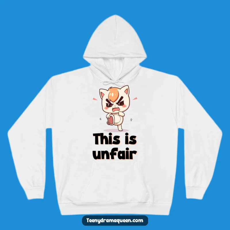 Funny Stomping Kawaii Character Hoodie - Cozy Up Your Fury
