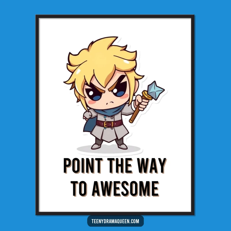 Free Printable Wall Art: Accusing Scepter's Stern Decor