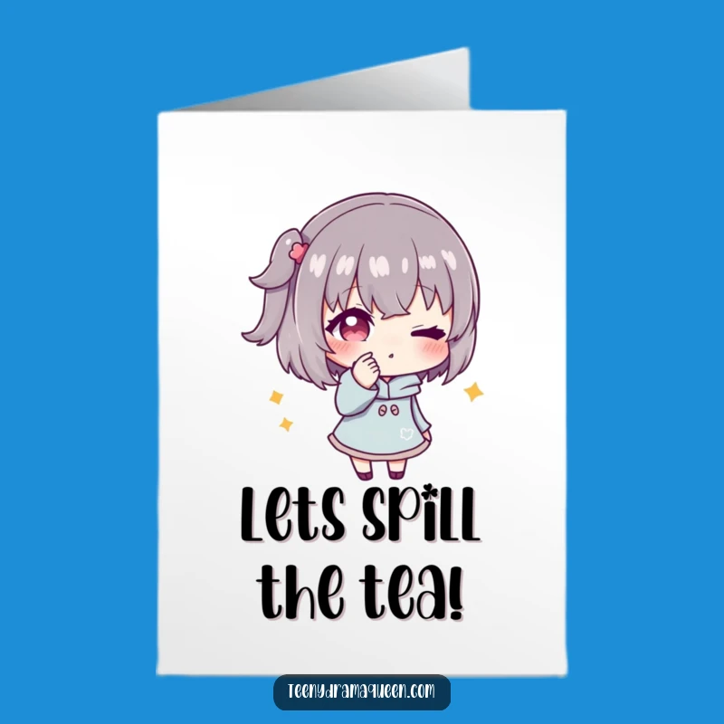 Free Printable Birthday Card: Funny Secretive Character, Cheeky Downloadable Greeting