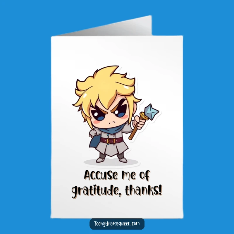 Free Printable Thank You Card: Scepter Points Out Your Thanks