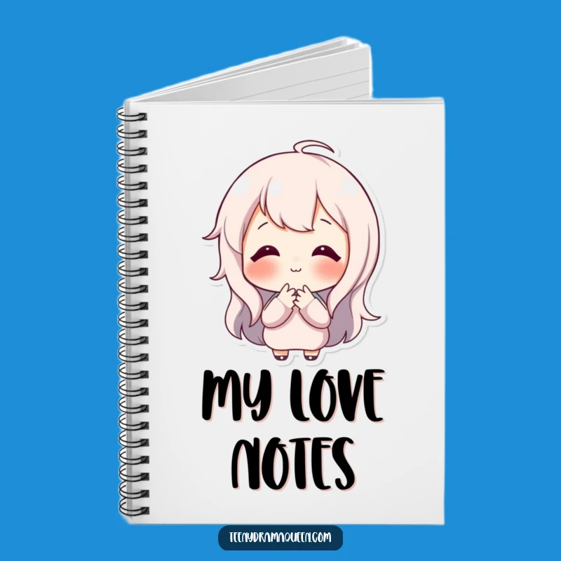 Funny Happy Character Notebook: Write Sweet Notes With a Kissing Pose Design