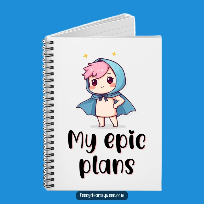 Funny Hero Character Notebook - Record Your Heroic Deeds