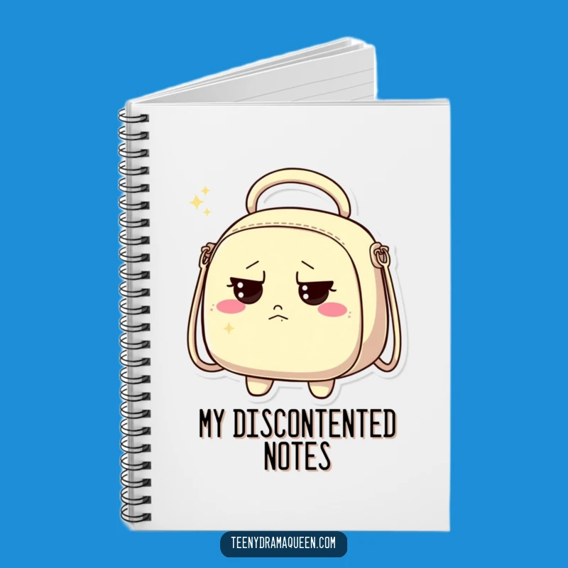 Funny Discontent Handbag Notebook - Sassy Journal