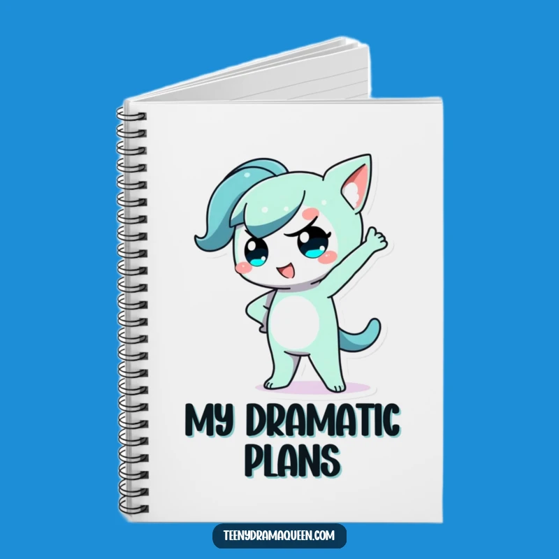 Funny Kawaii Dramatic Pose Notebook: Sassy Notes Gift