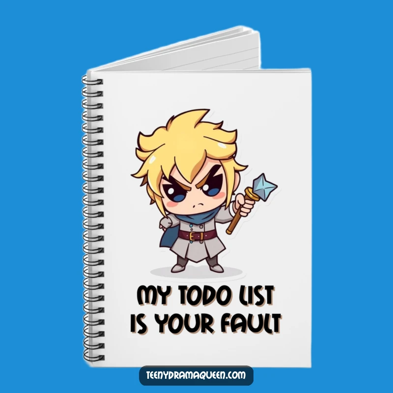 Funny Scepter Pointing Notebook - Hilarious Accusatory Journal for Notes!