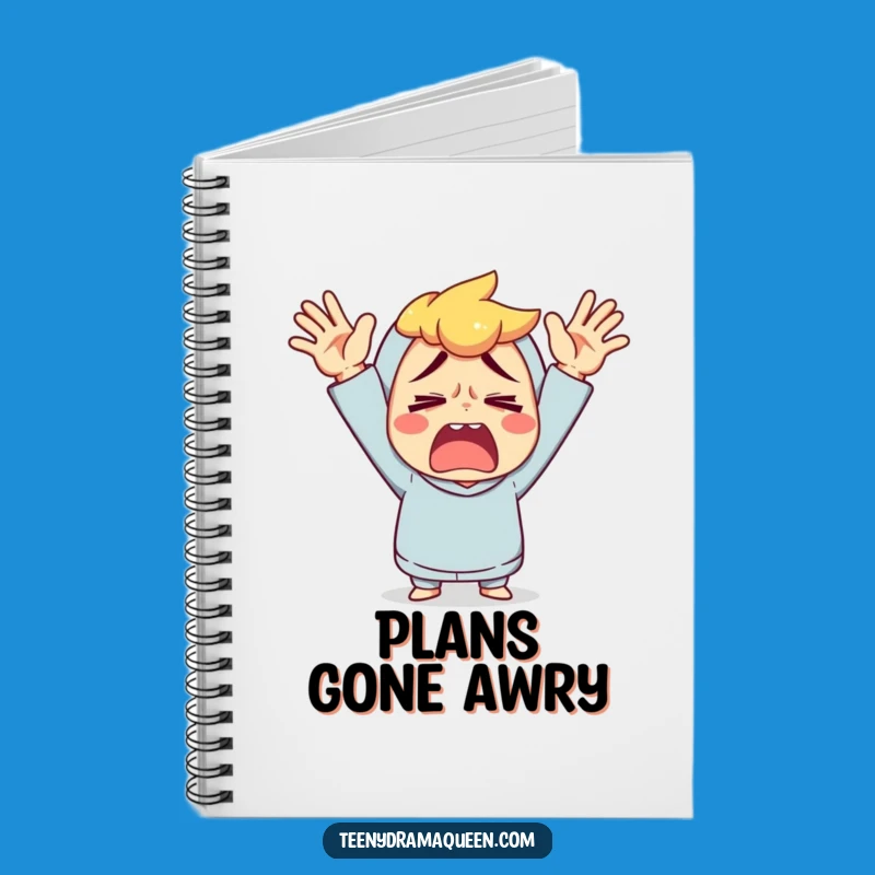 Funny Exasperated Character Notebook - Jot Down Your Frustrations, Funny Gift