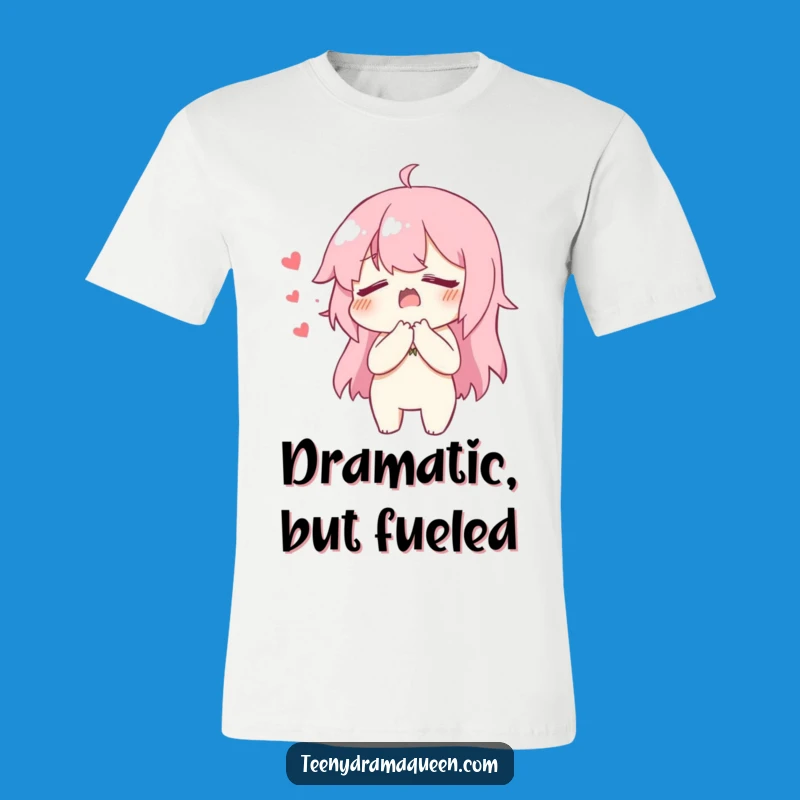 Funny Heartbreak Character T-Shirt: Dramatic Fake Tears Tee, Perfect Funny Gift