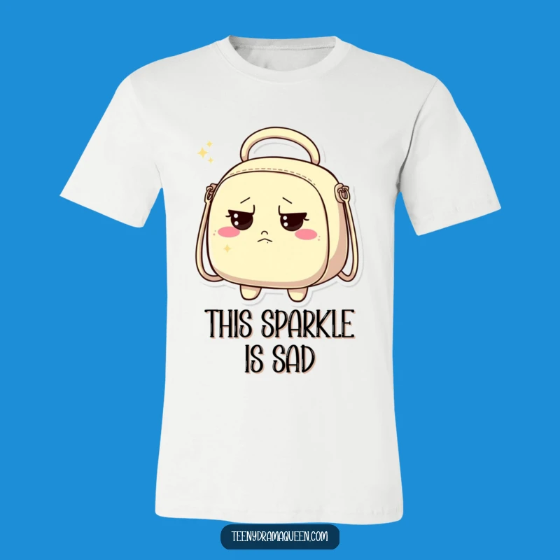 Funny Discontent Handbag T-Shirt - Sassy Style Character Tee