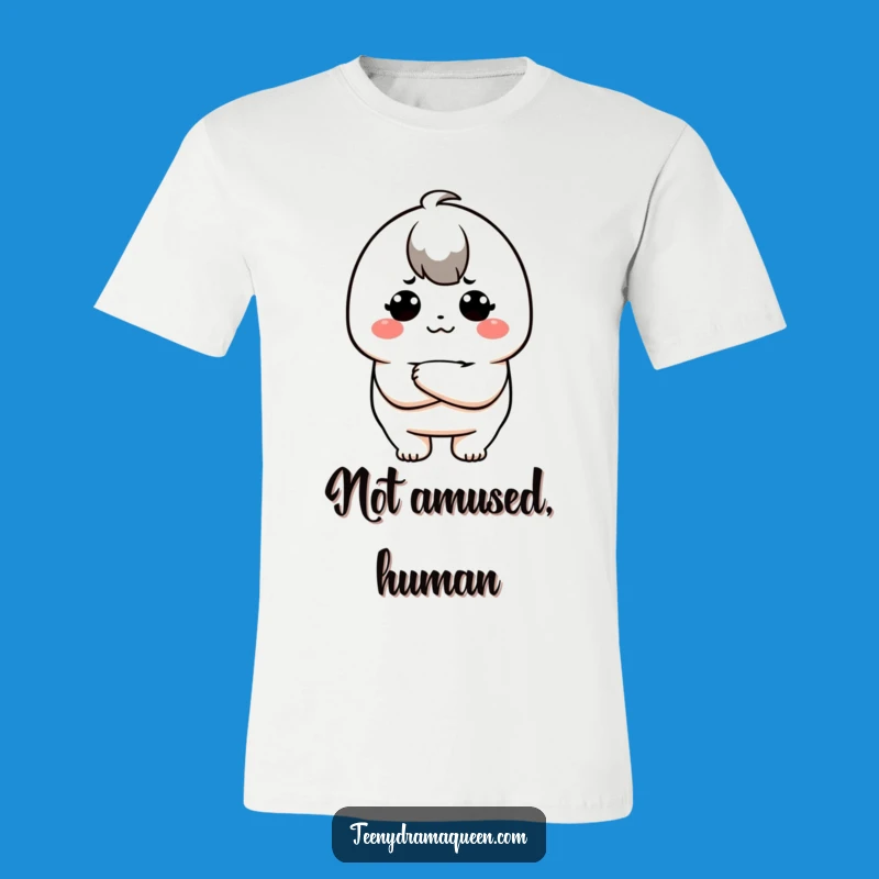 Funny Pouty Kawaii T-Shirt: Wear Your Grumpy Mood with Style