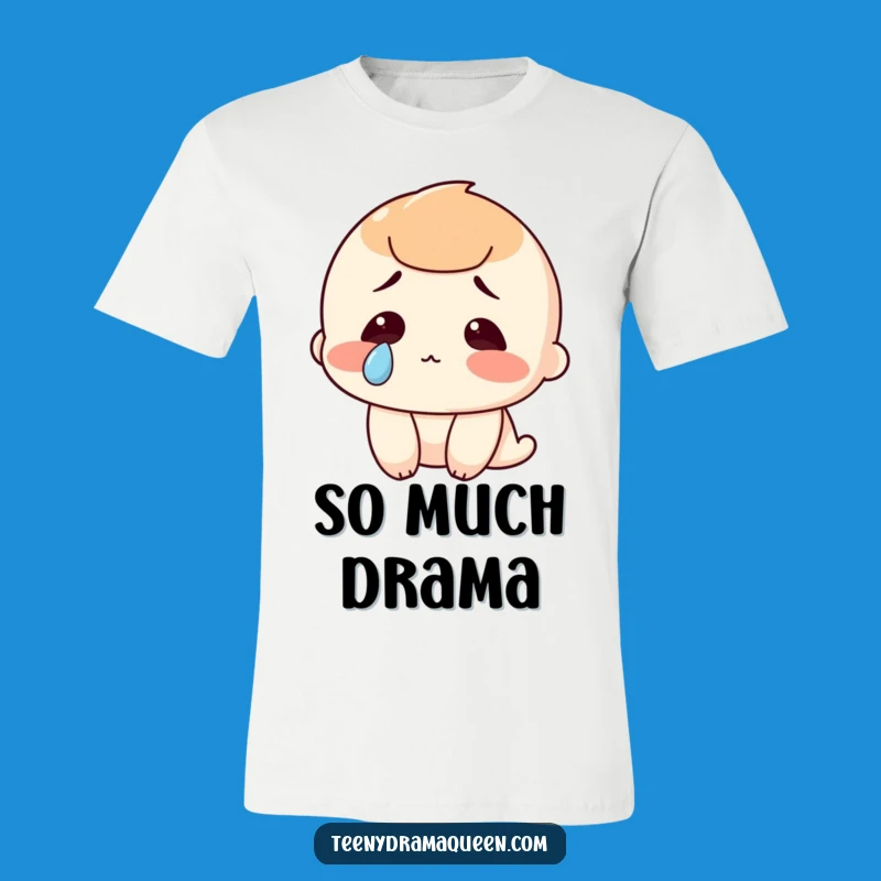 Funny Tear Shirt: Expressive Character Tee, a Hilarious Gift