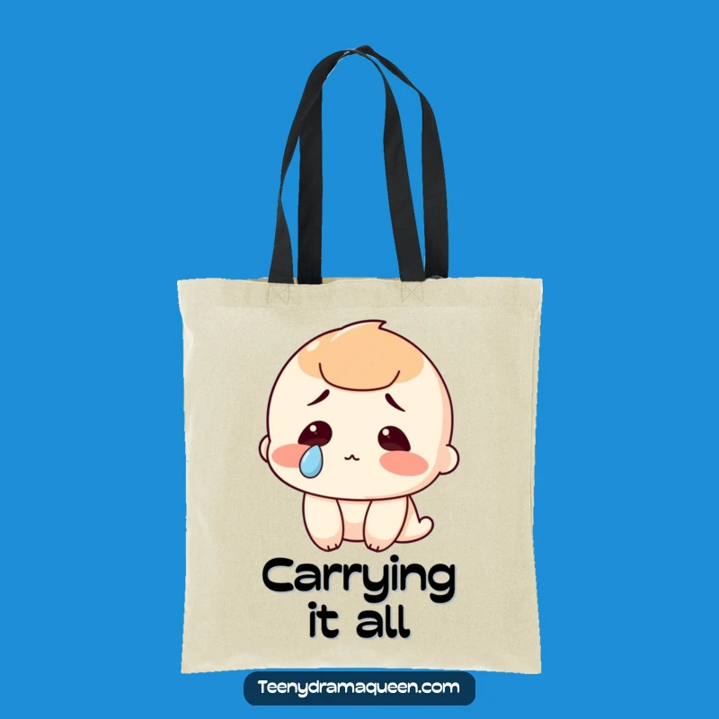 Funny Tear Tote Bag: Carry Your Feelings with Hilarious Style