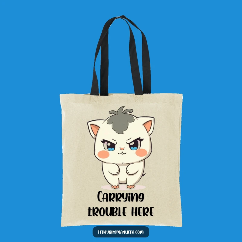 Funny Mischief Maker Tote Bag: Playful Character, Carry Your Fun Funny Gift
