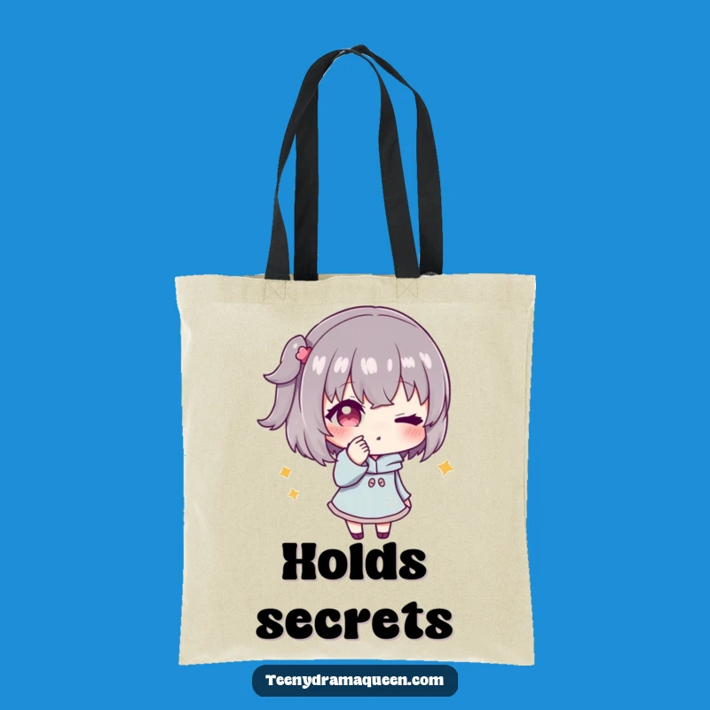 Funny Secret Whisper Tote: Carry Your Conspiracies in Style